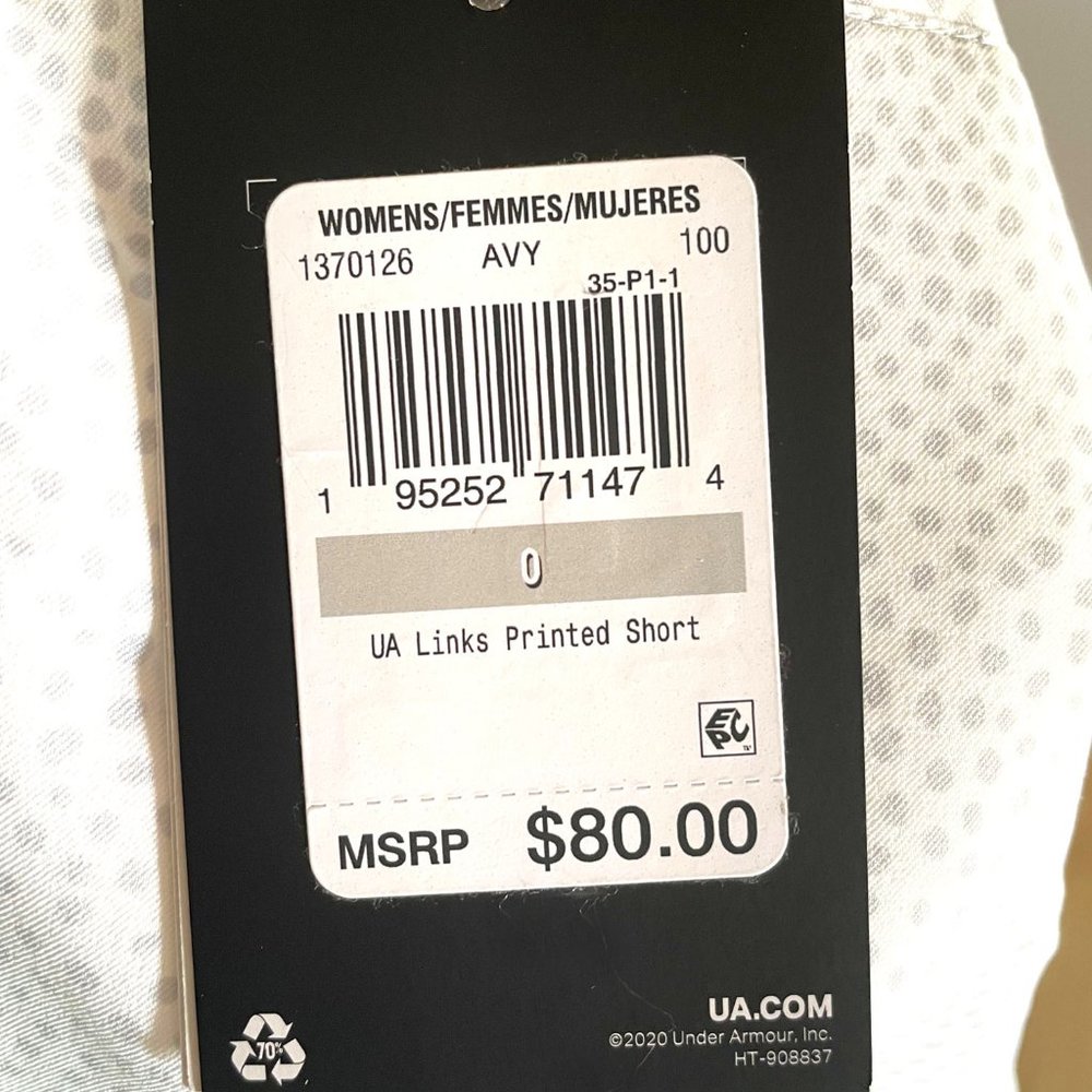 UA Womens Link Shorts - Picture 8 of 8